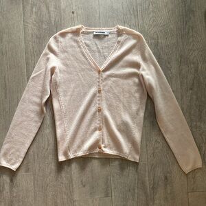 Jil Sander Lightweight Cashmere Cardigan Sz XS